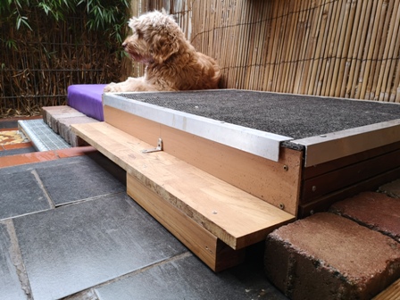 Podest Nr. 3, mit Stufe ;)