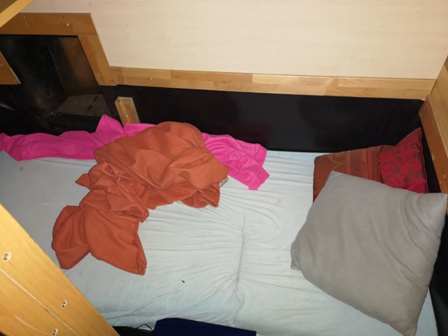 Morgens... das Hebammenbett ;)))